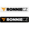 3D samolepka Ronnie.cz – černé pozadí